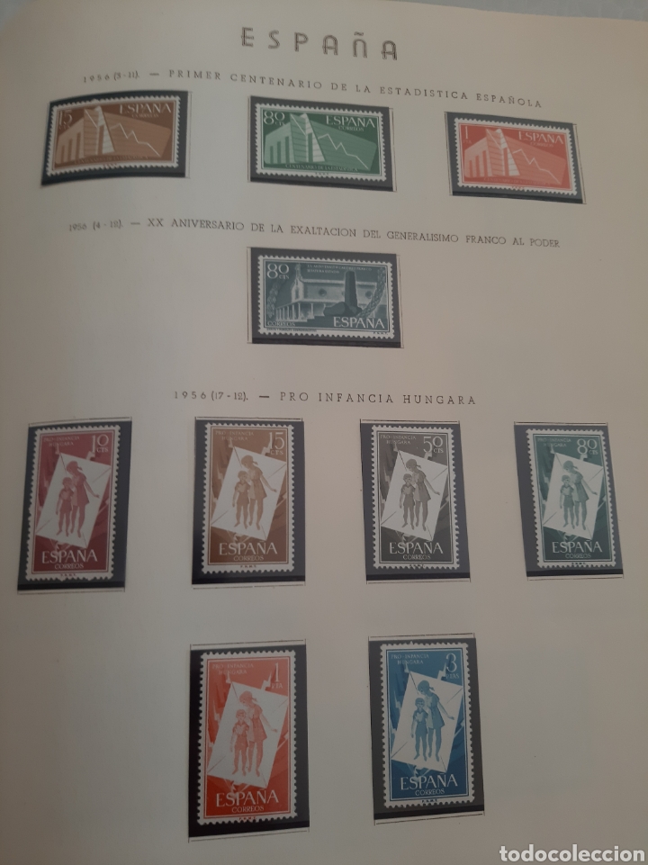 Sellos: 1956 Estad&iacute;stica..Ext.Genarilisino Poder.Pro infancia H&uacute;ngara - Foto 1