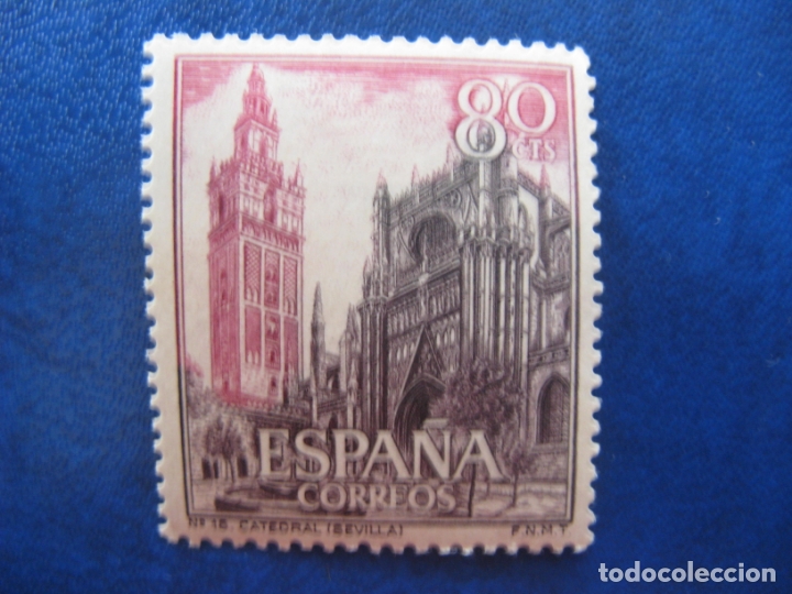 Selos: 1965 catedral de sevilla, edifil 1647