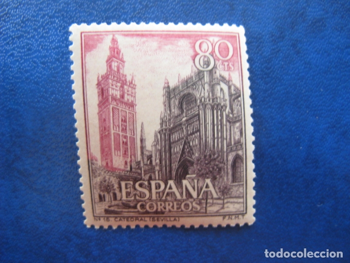 Selos: 1965 catedral de sevilla, edifil 1647