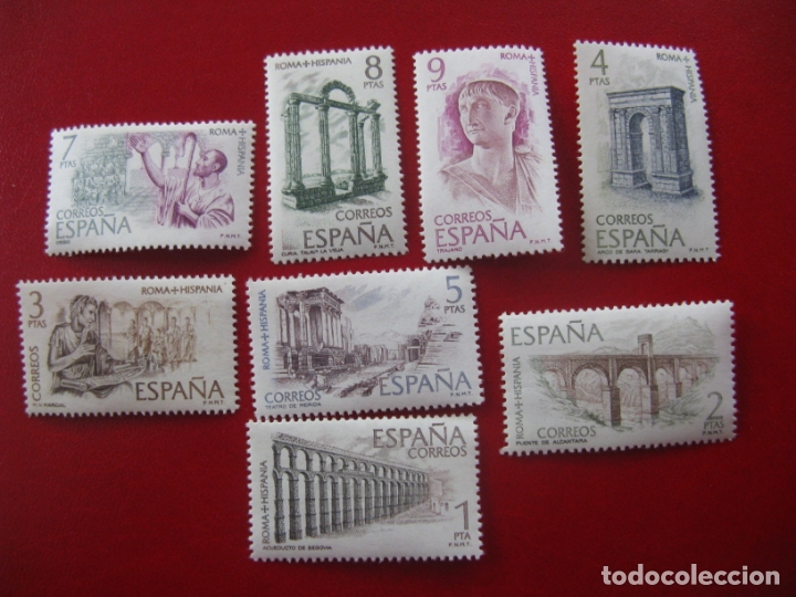 Sellos: 1974 roma-hispania, edifil 2184/91 - Foto 1