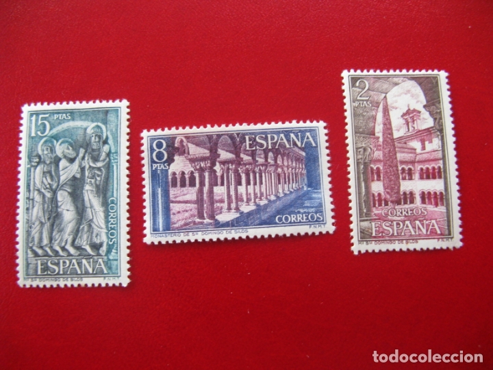 Sellos: 1973 monasterio de santo domingo de silos, edifil 2159/61 - Foto 1