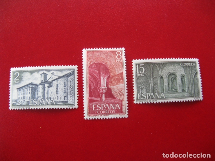 Sellos: 1974 monasterio de leyre, edifil 2229/31 - Foto 1