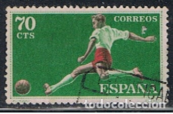 Sellos: ESPA&Ntilde;A // EDIFIL 1308 // 1960 ... USADO - Foto 1