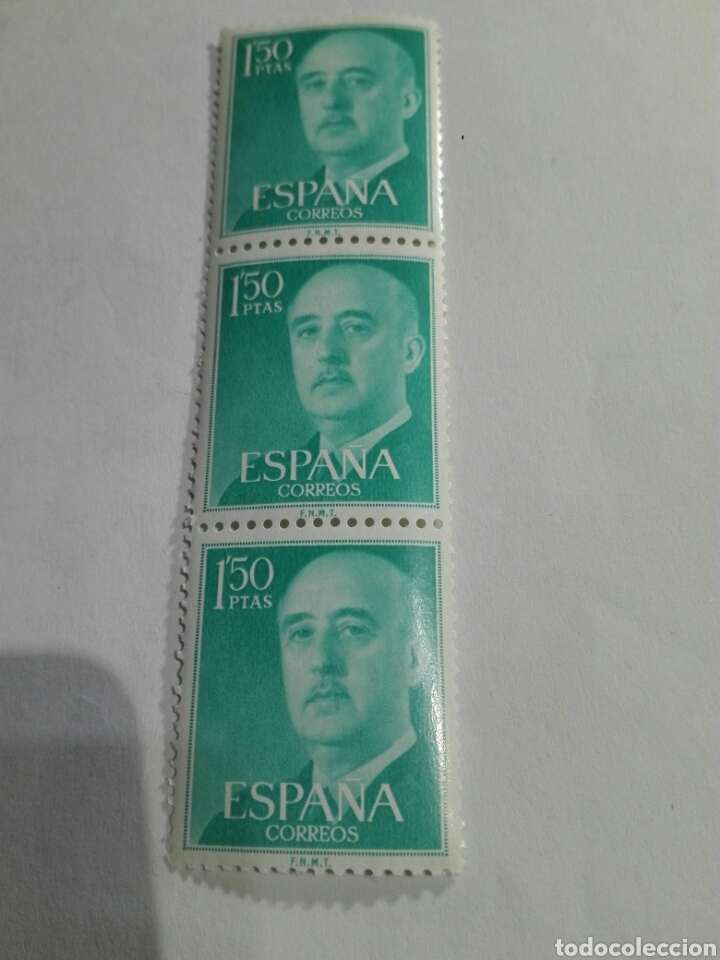 Sellos: ESPA&Ntilde;A EDIFIL 1155 - TRIPTICO - NUMERADOS. FRANCO - Foto 1