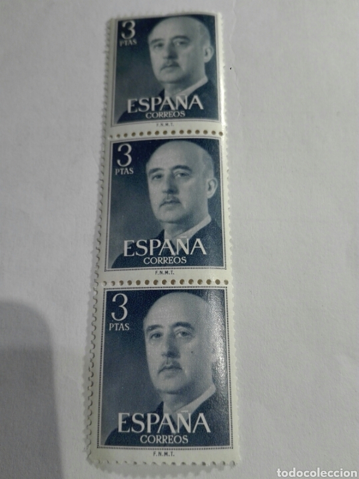 Sellos: ESPA&Ntilde;A EDIFIL -1159 - TRIPTICO - NUMERADOS. FRANCO - Foto 1