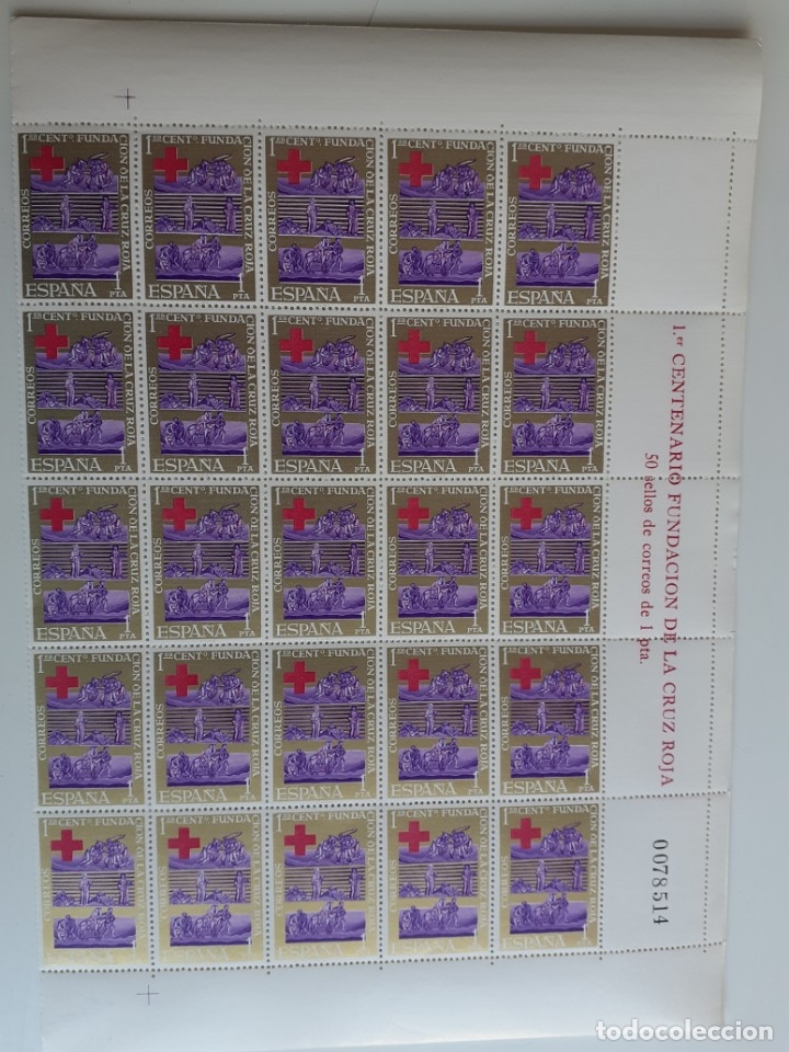 Sellos: 50 series en hoja completa Ed 1534 En nuevo ** - Foto 1