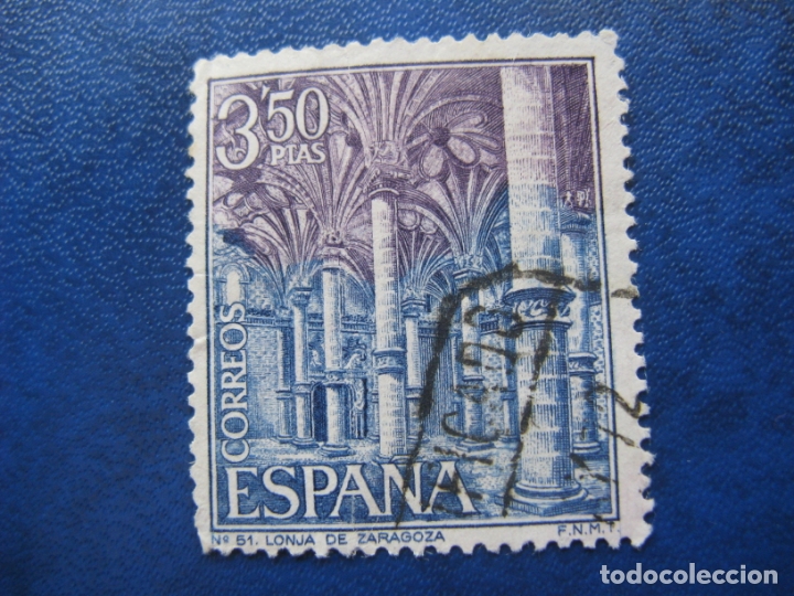 Sellos: 1970 lonja de zaragoza, edifil 1986 - Foto 1