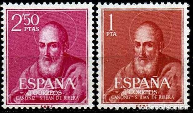 Sellos: ESPA&Ntilde;A 1960 - EDIFIL 1292/1293 - Foto 1
