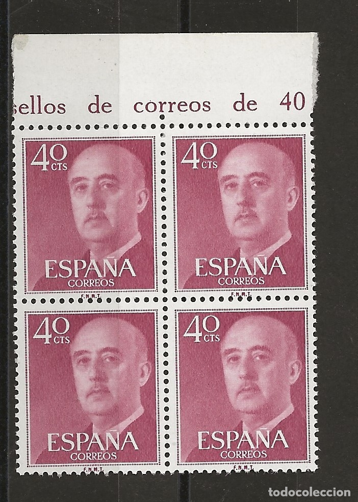 Sellos: R8/ GENERAL FRANCO DE 40 CENTIMOS, MNH** - Foto 1