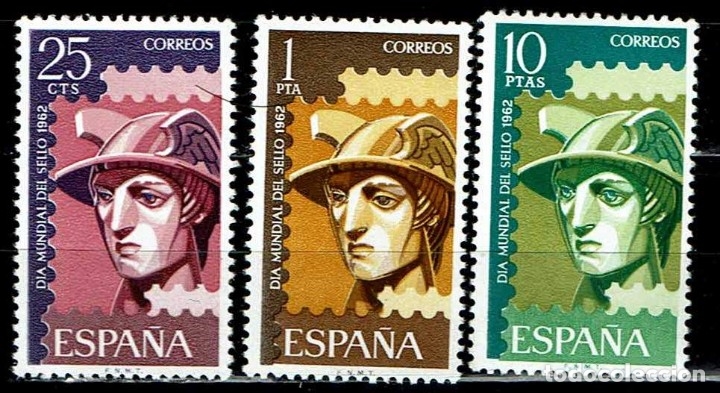 Sellos: ESPA&Ntilde;A 1962 - EDIFIL 1431/1433 - Foto 1