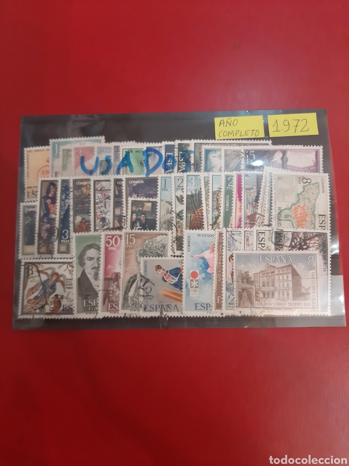Sellos: 1972 Espa&ntilde;a series usadas completo - Foto 1