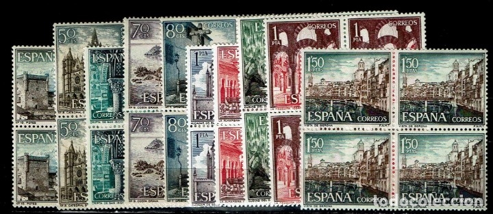 Sellos: ESPA&Ntilde;A 1964 - EDIFIL 1541/1550 BLOQUE 4 - Foto 1