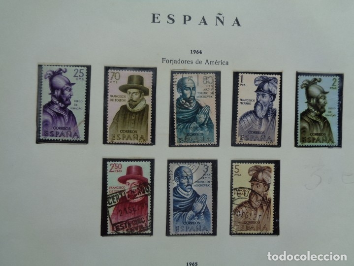 Sellos: ESPA&Ntilde;A 1964-1965 - Foto 2