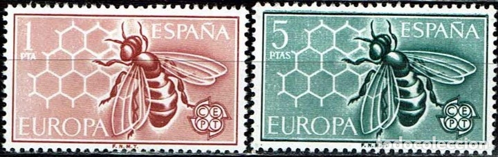 Sellos: ESPA&Ntilde;A 1962 - EDIFIL 1448/1449 - Foto 1