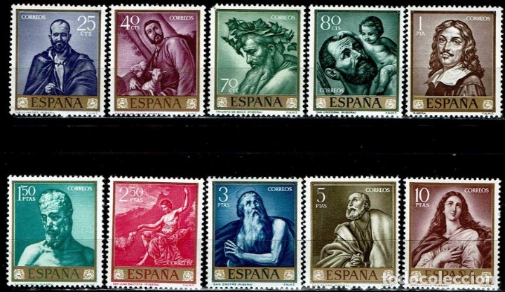 Sellos: ESPA&Ntilde;A 1963 - EDIFIL 1498/1507 - Foto 1