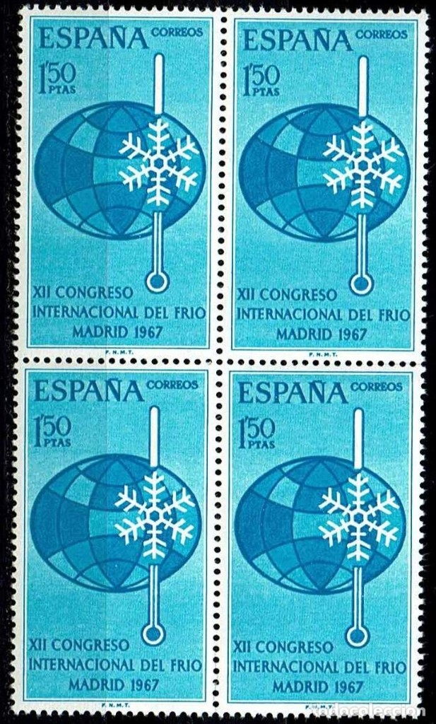 Sellos: ESPA&Ntilde;A 1967 - EDIFIL 1817 (**) EN BLOQUE DE 4 - Foto 1
