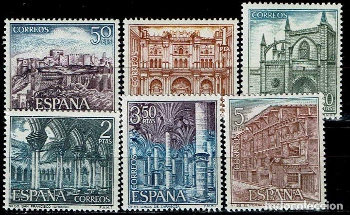 Sellos: ESPA&Ntilde;A 1970 - EDIFIL 1982/1987 (**) - Foto 1