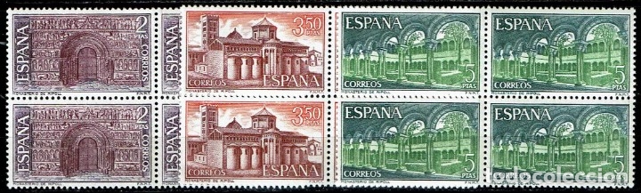 Sellos: ESPA&Ntilde;A 1970 - EDIFIL 2005/2007 (**) EN BLOQUE DE 4 - Foto 1