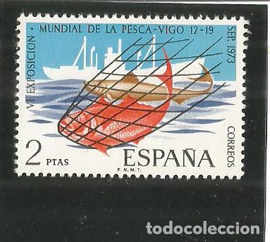 Sellos: ESPA&Ntilde;A EXP. MUNDIAL DE LA PESCA VIGO EDIFIL NUM. 2144 ** SERIE COMPLETA SIN FIJASELLOS