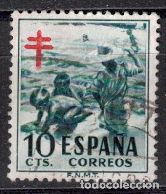 Sellos: ESPA&Ntilde;A 1953 - EDIFIL 1104 - USADO - Foto 1