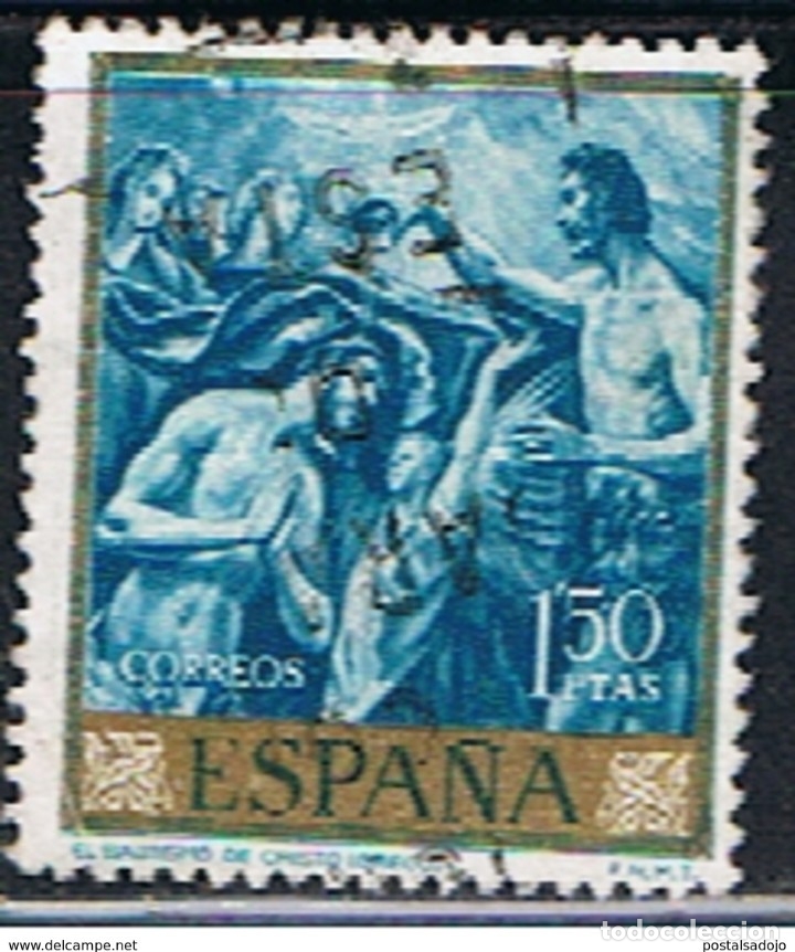 Sellos: ESPA&Ntilde;A // EDIFIL 1335 // 1961 ... USADO - Foto 1
