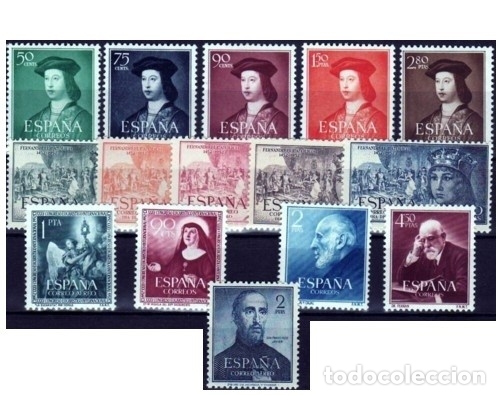 Sellos: COLECCION SELLOS NUEVOS 1950 AL 1965. - Foto 3