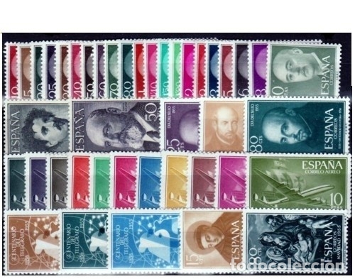 Sellos: COLECCION SELLOS NUEVOS 1950 AL 1965. - Foto 6