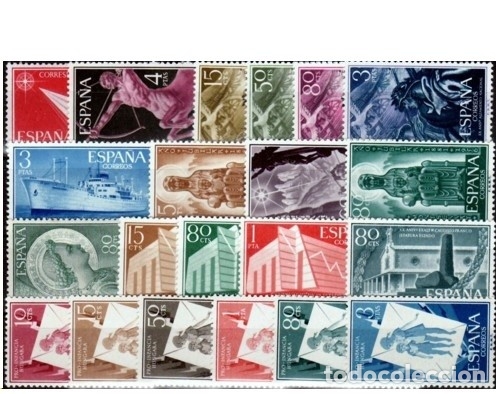 Sellos: COLECCION SELLOS NUEVOS 1950 AL 1965. - Foto 7