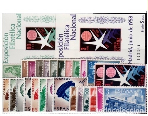 Sellos: COLECCION SELLOS NUEVOS 1950 AL 1965. - Foto 9