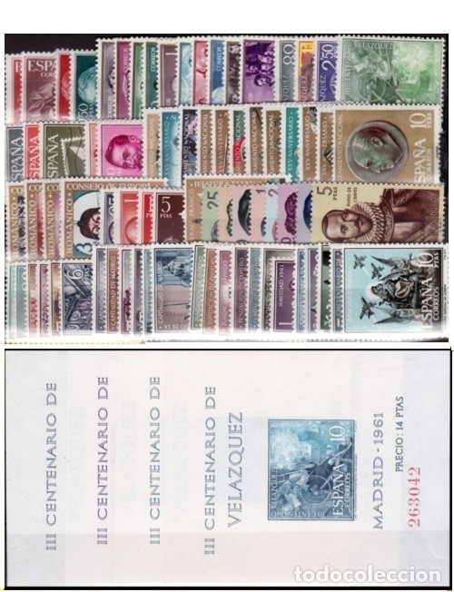 Sellos: COLECCION SELLOS NUEVOS 1950 AL 1965. - Foto 12