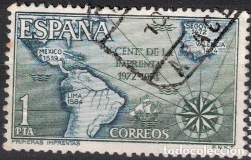 Sellos: ESPA&Ntilde;A 1973 - EDIFIL 2164- USADO - Foto 1