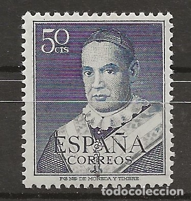 Sellos: R35/ ESPA&Ntilde;A, PERSONAJE, EDIFIL 1102, MNH** - Foto 1