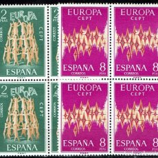 Sellos: ESPAÑA 1972 - EDIFIL 2090/2091 (**) EN BLOQUE DE 4. Lote 183203070