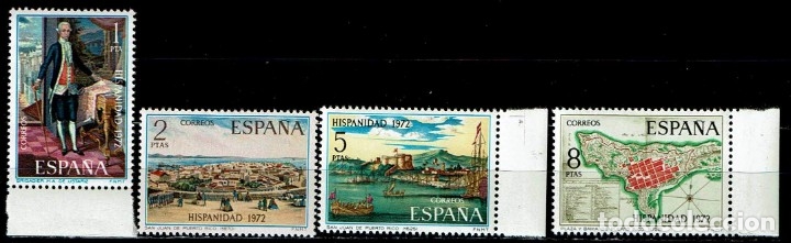 Sellos: ESPA&Ntilde;A 1972 - EDIFIL 2107/2110 (**) - Foto 1