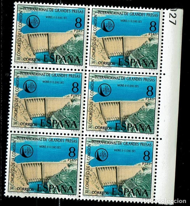 Sellos: ESPA&Ntilde;A 1973 - EDIFIL 2128 EN BLOQUE DE 6 NUEVOS (**) - Foto 1