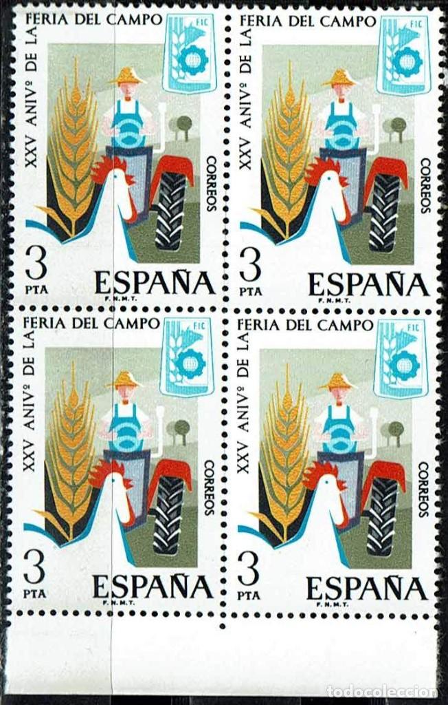 Sellos: ESPA&Ntilde;A 1975 - EDIFIL 2263 (**) EN BLOQUE DE 4 - Foto 1