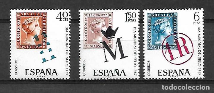 Sellos: d&iacute;a del sello. espa&ntilde;a. emis. 6-5-1967 - Foto 1