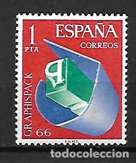 Sellos: graphispack&acute;66 . espa&ntilde;a. emis. 4-3-1966 - Foto 1