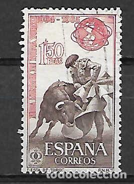 Sellos: fiesta de tortos. espa&ntilde;a. emit. 23-4-1964 - Foto 1