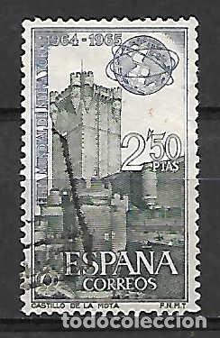 Sellos: castillo de la Mota. espa&ntilde;a. emit. 23-4-1964 - Foto 1