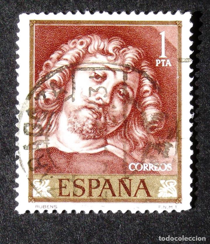 Sellos: 1435, USADO, MATASELLO: ZARAGOZA. RUBENS. - Foto 1