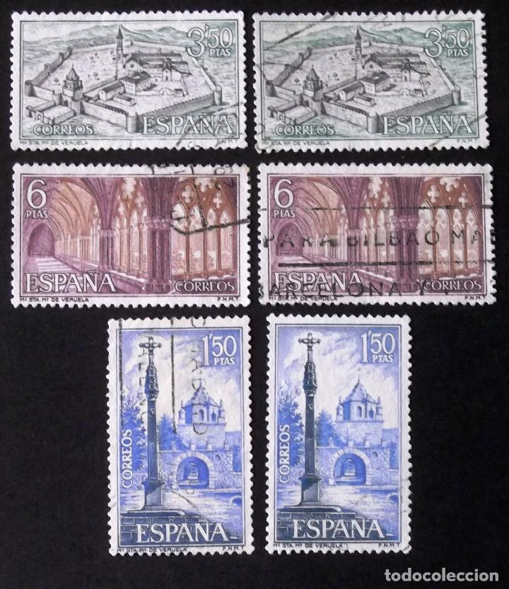 Sellos: 1834-6, DOS SERIES USADAS. VERUELA. - Foto 1