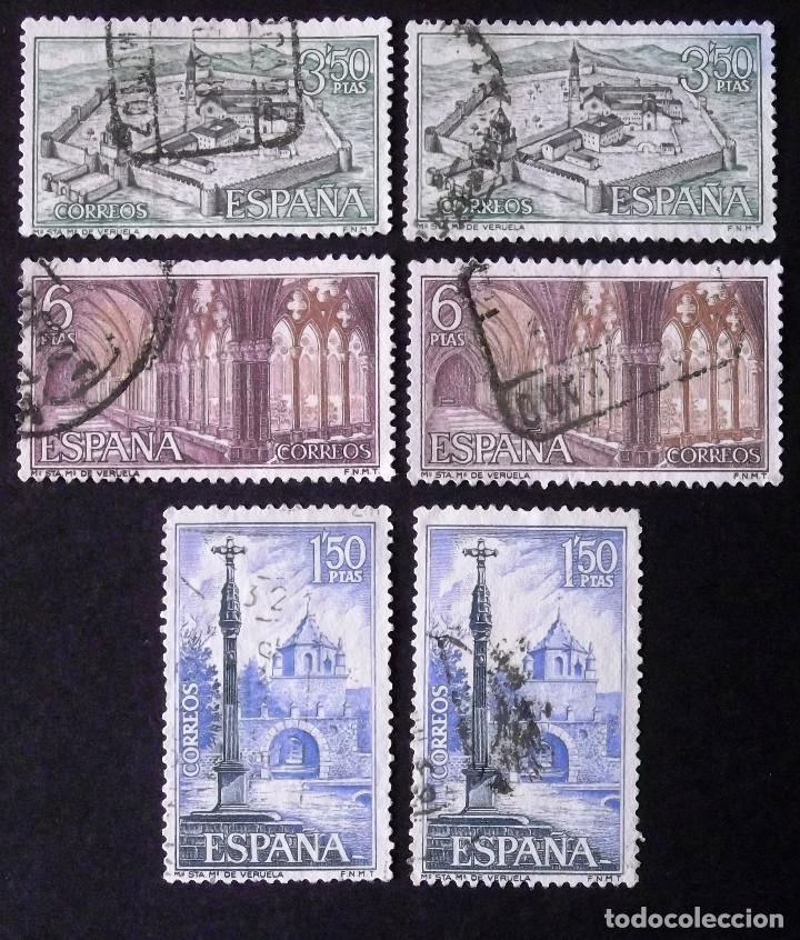 Sellos: 1834-6, DOS SERIES USADAS. VERUELA. - Foto 1