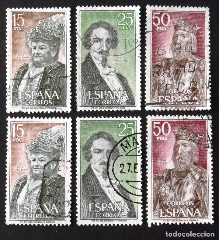 Sellos: 2071-3, DOS SERIES USADAS. PERSONAJES. - Foto 1