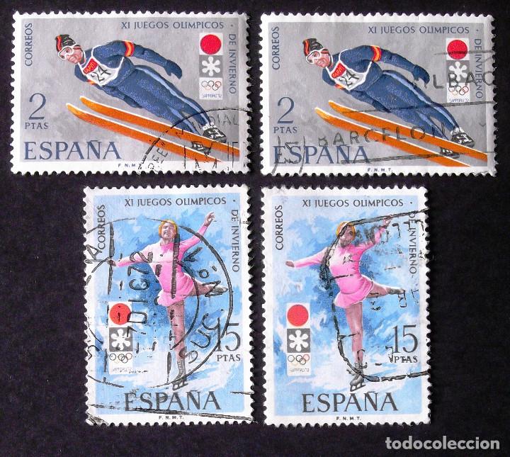 Sellos: 2074-5, DOS SERIES USADAS. SAPPORO. - Foto 1
