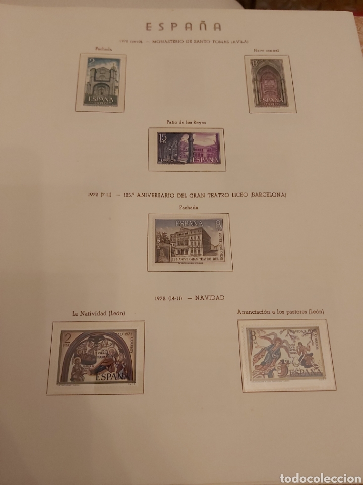 Sellos: Sellos ESPA&Ntilde;A a&ntilde;o 1972 completo - Foto 1