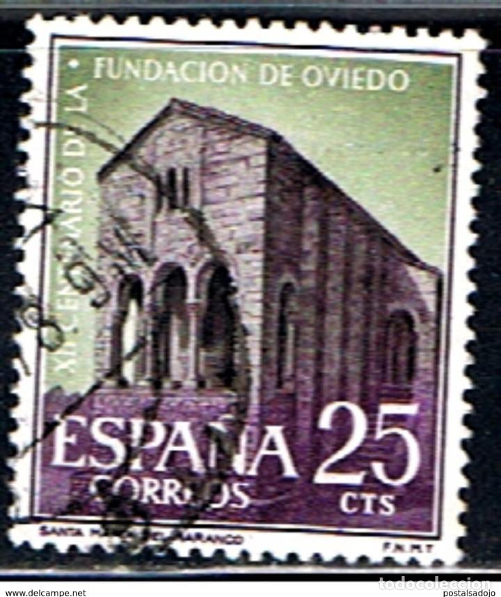 Sellos: ESPA&Ntilde;A // EDIFIL 1394 // 1961 ... USADO - Foto 1