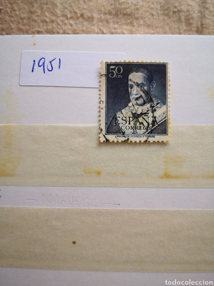Sellos: Espa&ntilde;a 1951 con matasellos - Foto 1