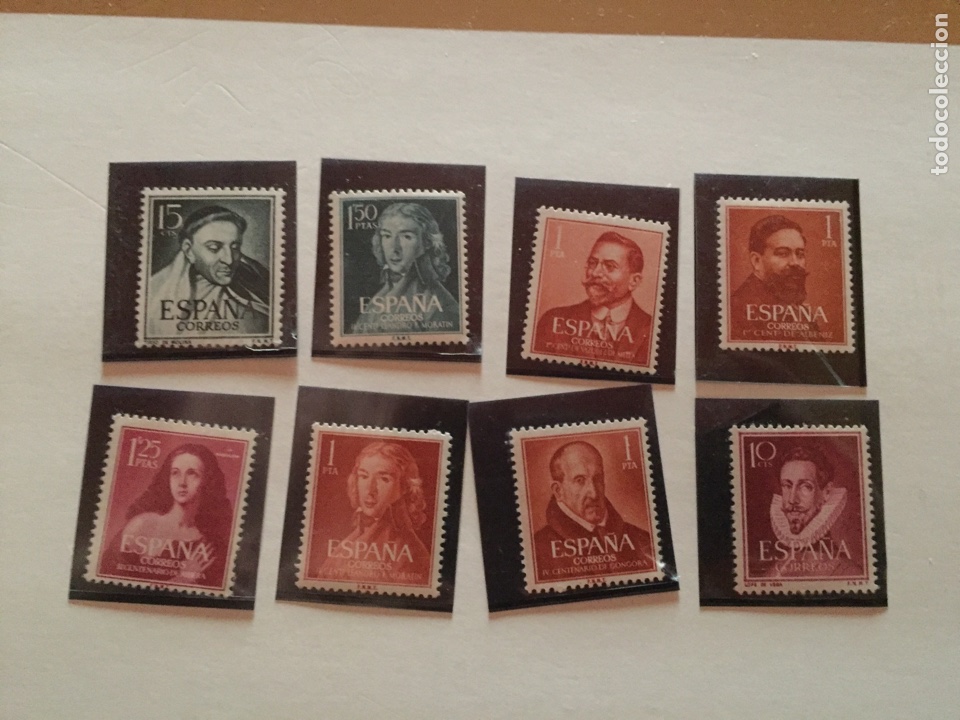 Sellos: Sellos Literatos y centenario - Foto 1