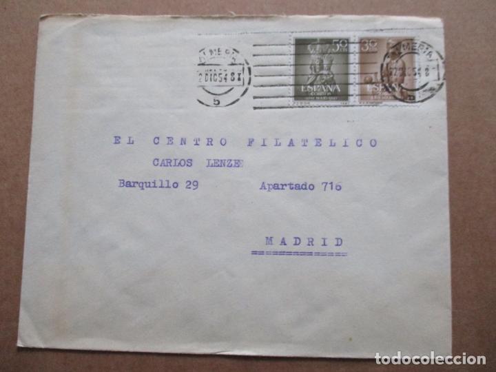 Sellos: CIRCULADA 1954 de almeria a madrid - Foto 1